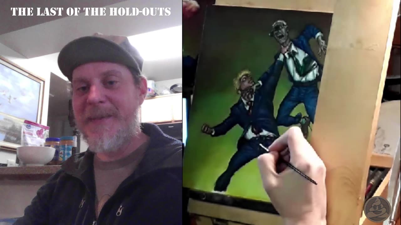 AGAIN Painting with a Professional Crastinator.