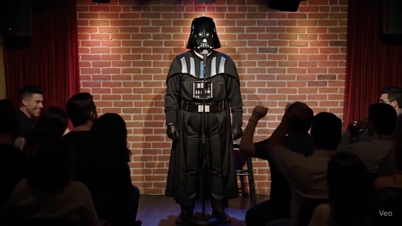 el standup de darth vader, un chiste del lado oscuro