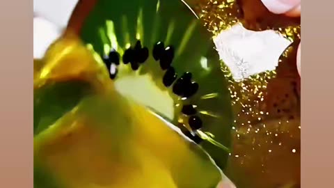 Perfect Glass Kiwi Cutting ASMR #aismr #asmr #fruit #aismrvideo #veo3ai