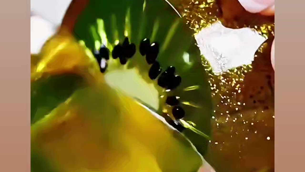 Perfect Glass Kiwi Cutting ASMR #aismr #asmr #fruit #aismrvideo #veo3ai