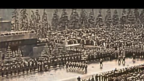 Victory Parade Red Square 1945 WWII Ends in Europe #WWIIColourised