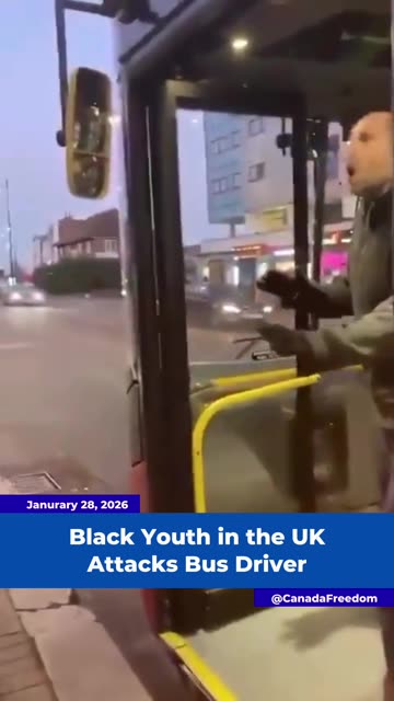 Black Youth in the UK Attack Bus Driver