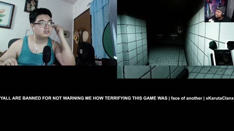 YALL ARE BANNED FOR NOT WARNING ME HOW TERRIFYING THIS GAME WAS | face of another | Reaction
