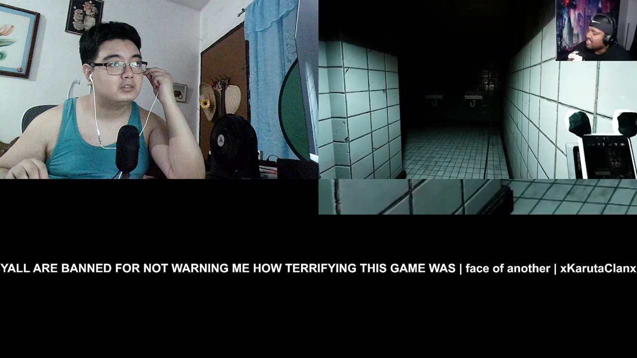 YALL ARE BANNED FOR NOT WARNING ME HOW TERRIFYING THIS GAME WAS | face of another | Reaction