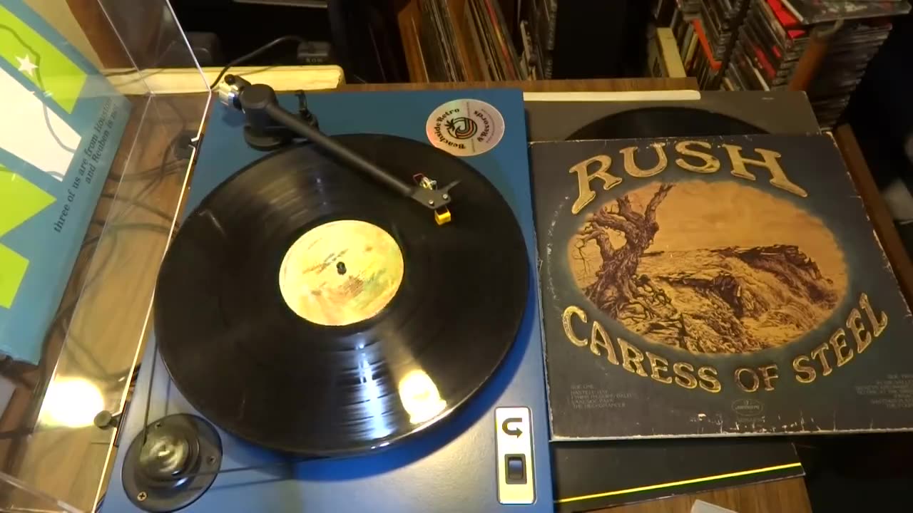 vinyl artifact: Rush ~ Caress of Steel (1975)