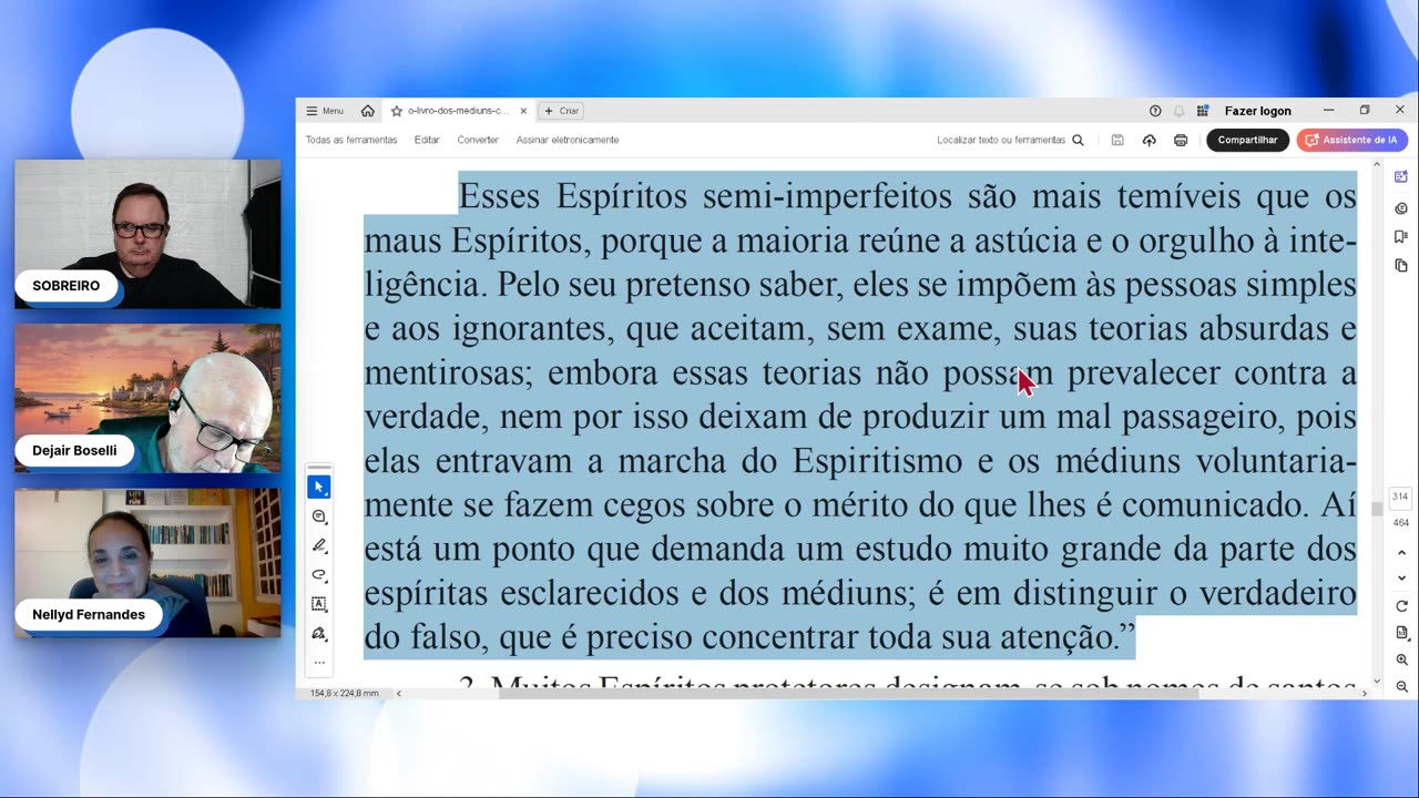 #238 O Livro dos Médiuns- Cap.24 - Identidade dos Espíritos 10ª parte com André Sobreiro, Nellyd Fernandes e Dejair Boselli