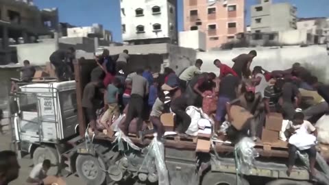 UN says 560 tonnes of food entering Gaza daily but more is needed