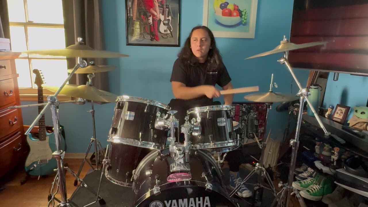 Green Day ~ Burnout ~ Michael Amadeus drum cover