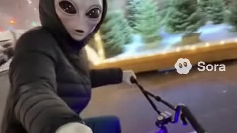 Alien in NEW YORK 😂