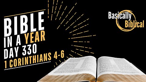 Day 330 – Holiness in a Confused Culture — 1 Corinthians 4–6 | Bible In A Year (CSB)