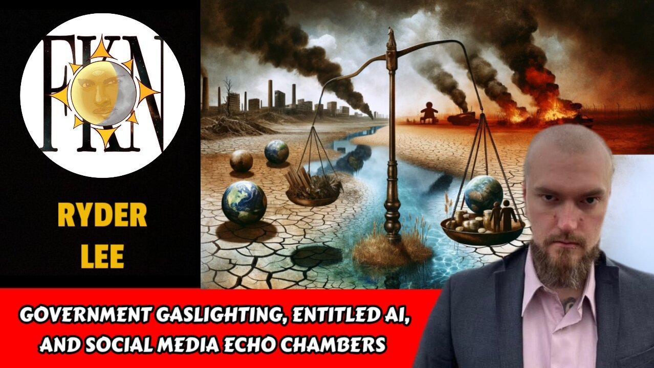 Government Gaslighting, Entitled AI, & Social Media Echo Chambers | Ryder Lee