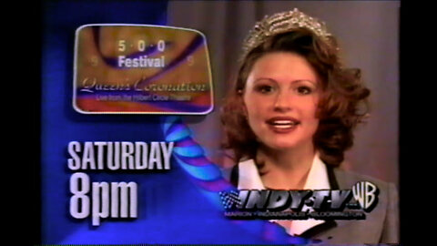 May 14, 1997 - Jamie Norris WNDY Promo for 500 Festival Queen Coronation & Tony Stewart Bumper