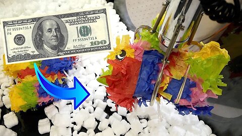 $100 Mystery Piñata Claw Machine!