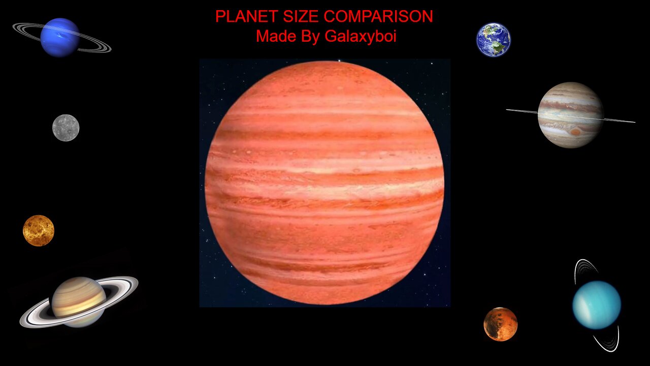 Planet Size Comparison (ft. kuya stickman)