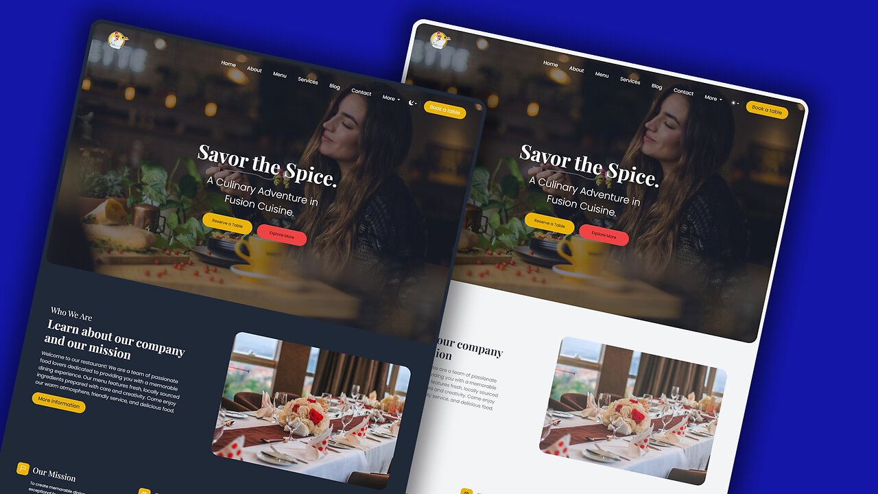 Minimalist Restaurant Web Design Inspiration: Clean UI for a Premium Feel
