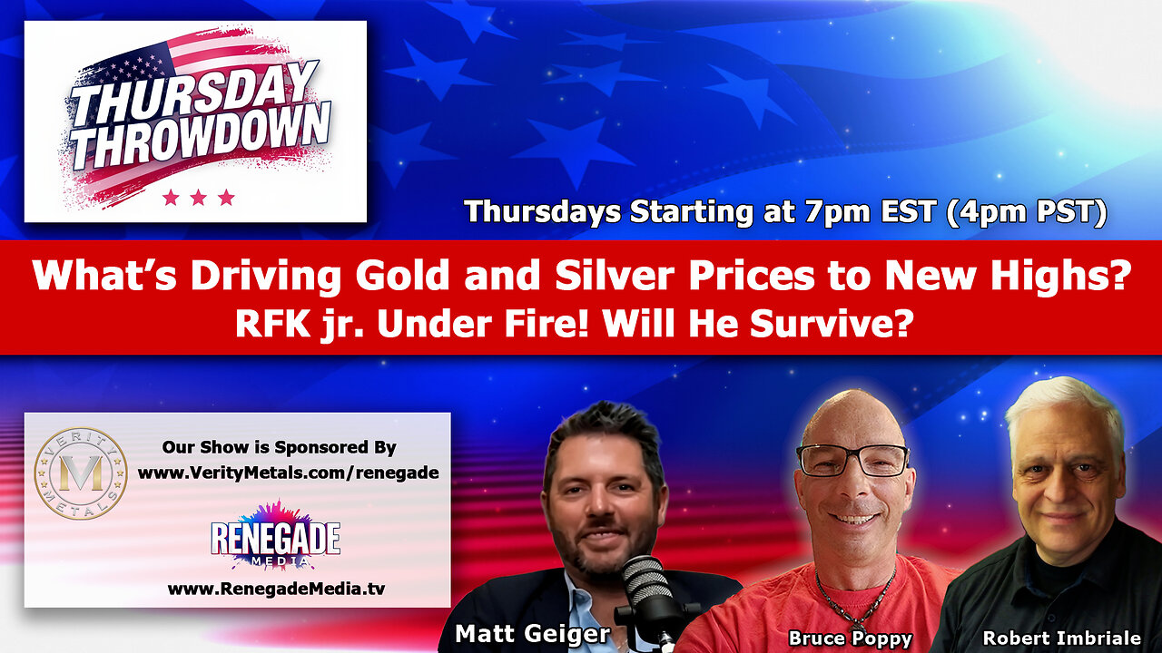 New Gold Rush Coming? Will RFK jr. Prevail? Join Our Roundtable! Follow This Channel!