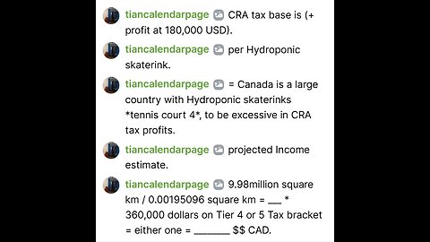 December 9 2025 -- CRA tax base questions.