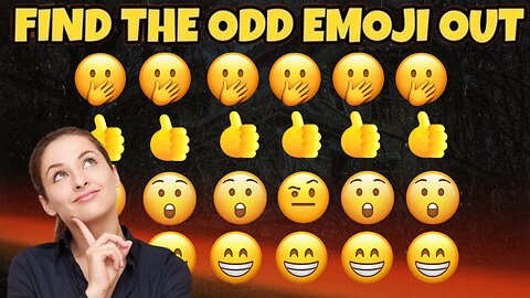 Find the ODD Emoji Out Quiz 2025 | Ultimate Emoji Challenge