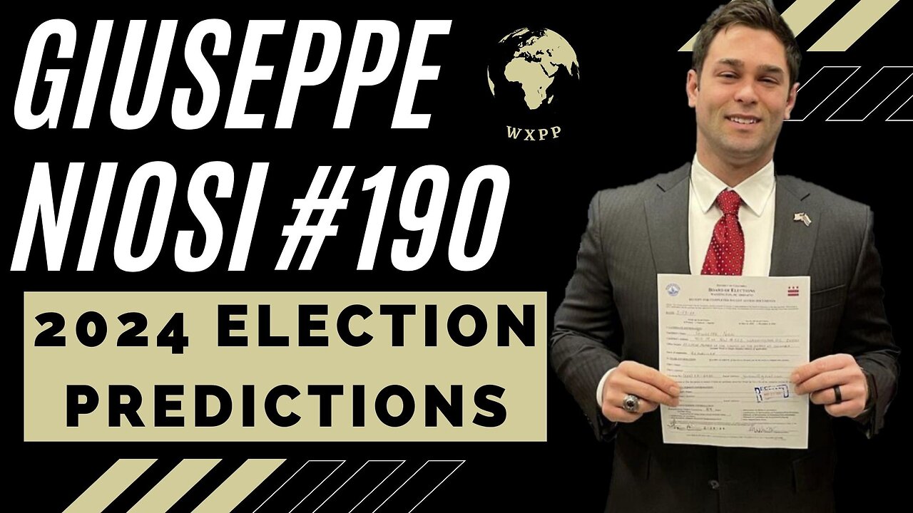 Giuseppe Niosi (2024 Election Prediction Episode) #190 #politics #election