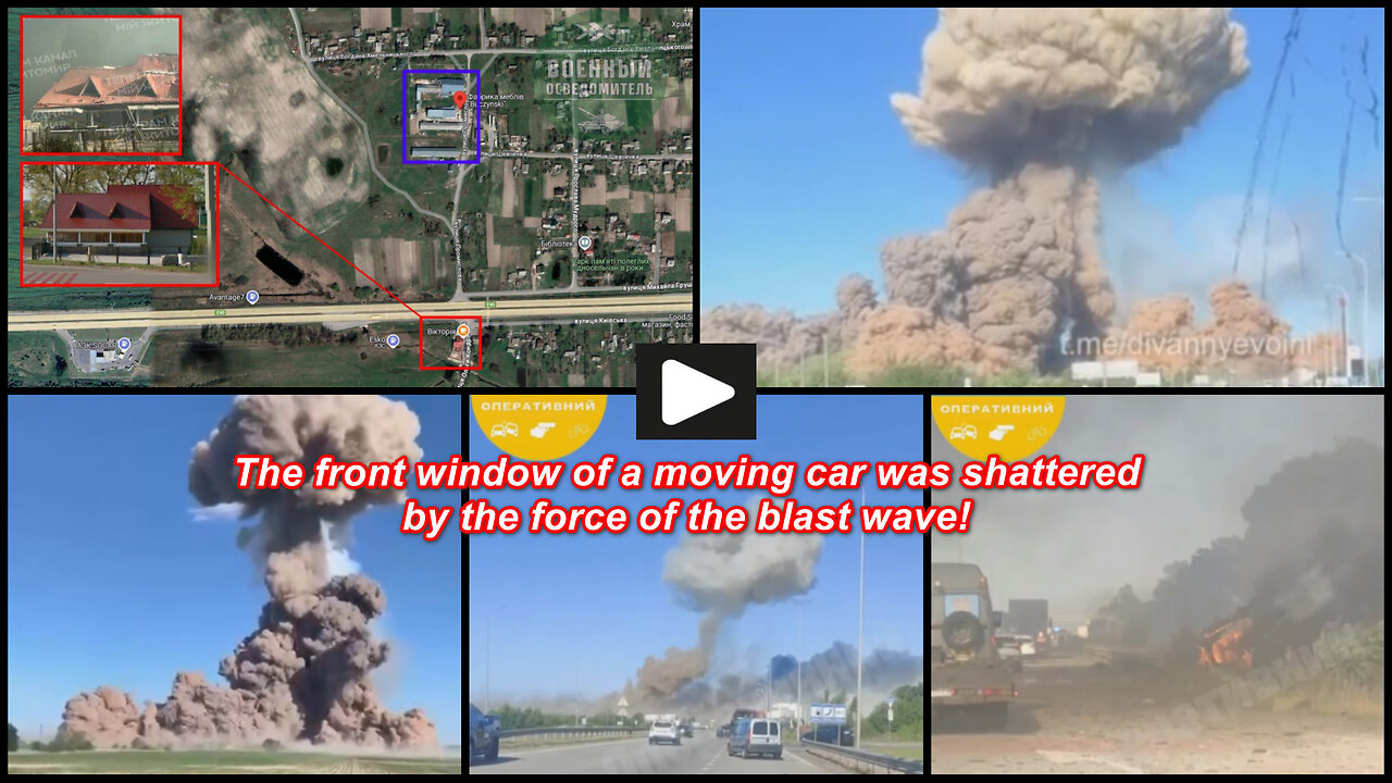 Zhytomyr/Berezyna: A huge explosion of chemicals and military equipment
