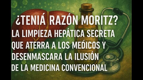 ¿Tenía razón Moritz? Limpieza hepática secreta que aterra a médicos y expone la ilusión médica