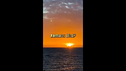 Romans 10:17 (NIV)