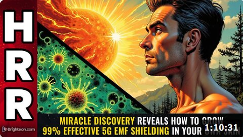 MIRACLE DISCOVERY reveals how to grow 99% effective 5G EMF shielding in your own skin