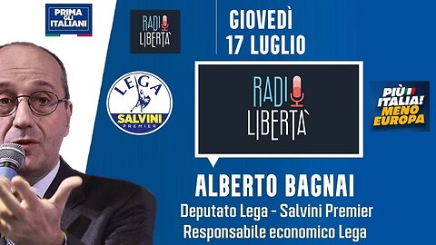 🔴 On. Alberto Bagnai ospite nella trasmissione "Auto da Fè" su Radio Libertà del 17.07.2025