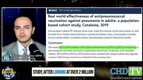 BREAKING — new study on pneumococcal shots show they may increase risk of pneumonia + death.