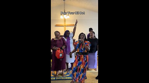 Pour your oil out #churchservice