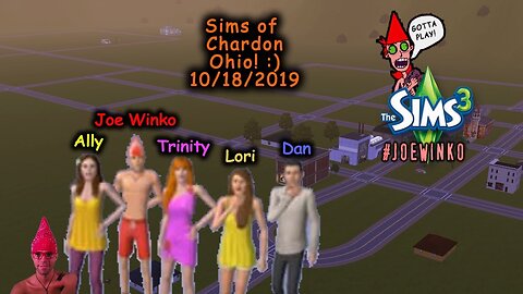 Sims of Chardon, Ohio! - Sims 3 Live Stream (Oct 18th 2019) - Joe Winko