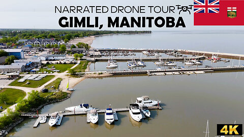 🛩️ Gimli, Manitoba 🏖️✨ 4K Drone