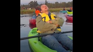 Este hombre vino a ver el amanecer en Xochimilco, México, pero...