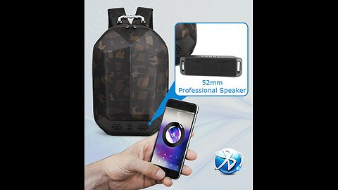 Most Functional Backpack_ Bluetooth Speaker + Power Bank + Pressure Resistance + Large Capacity