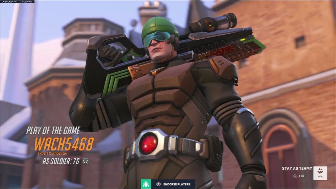 Push it real good. Soldier 76 looks like something from the nightstand