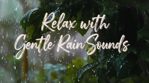 Soothing Rain Sounds for Deep Relaxation🌧️