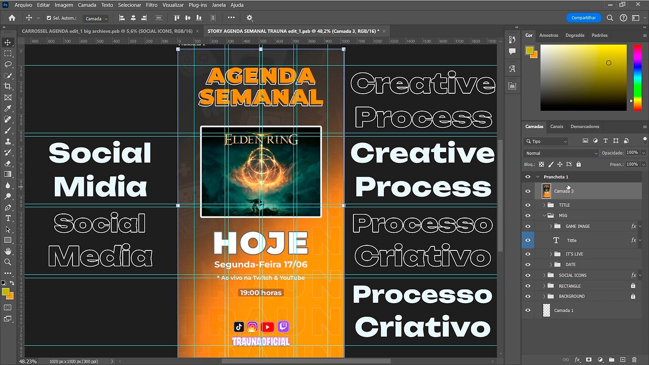 CREATE AMAZING SOCIAL MEDIA STORY WITH PHOTOSHOP