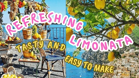 Unlock The Secret To The Ultimate Italian LIMONATA - Refreshing Lemonade Recipe!