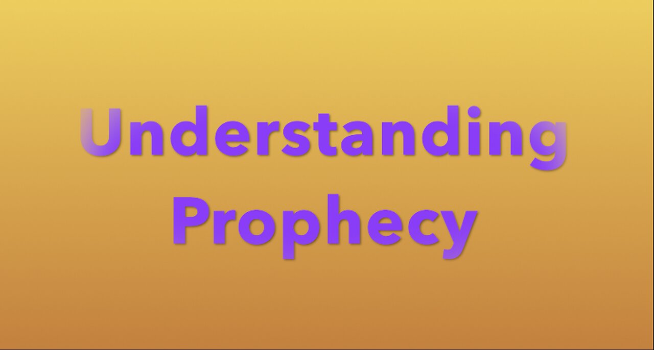 Understanding prophecy. By Dr. Sheva Johnson