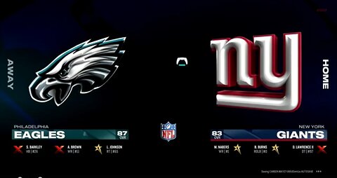 Ep7 Giants Franchise vs Eagles: Battle of the Undefeated!