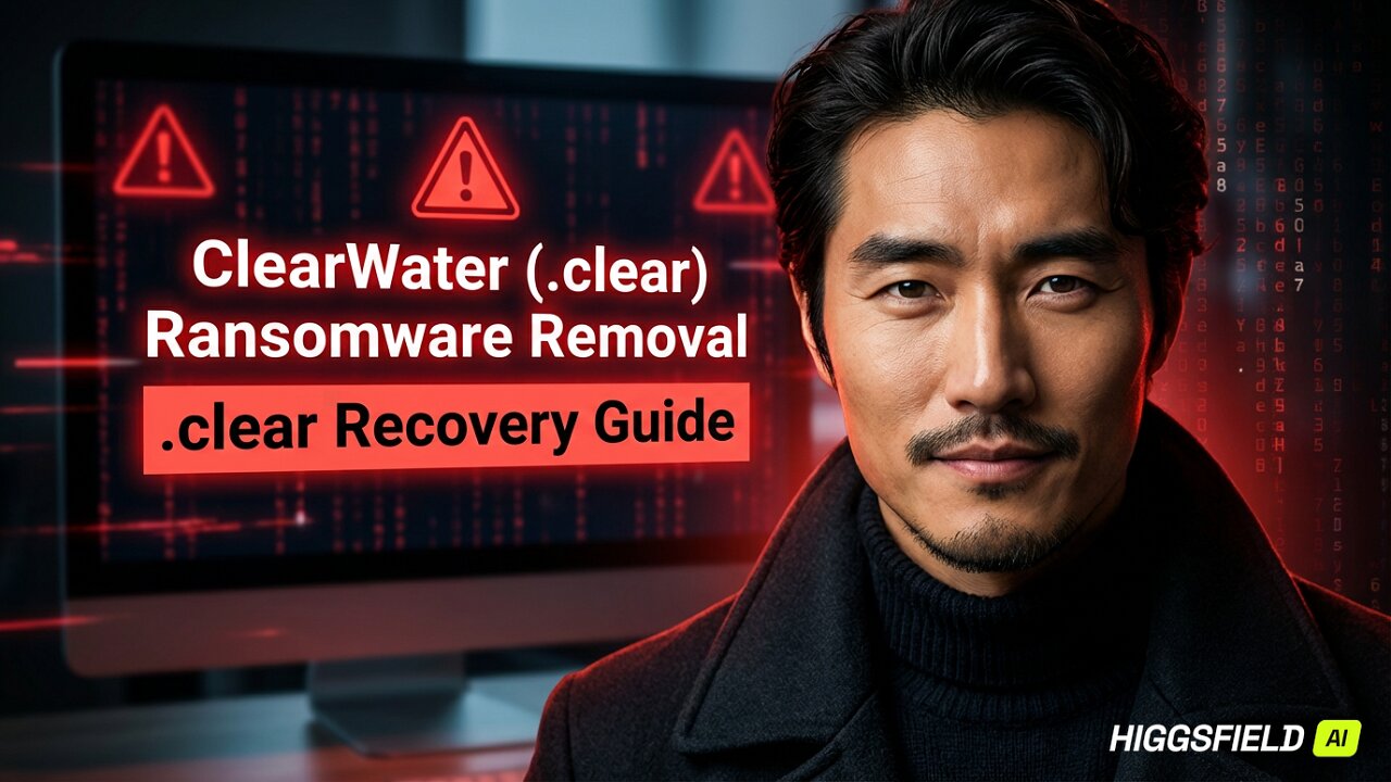 || SOLVED ✅🔘|| ClearWater (.clear) ransomware virus - removal and decryption