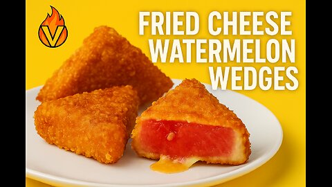 Fried Cheese Watermelon Wedges – FlavorVille Viral Shock Snack