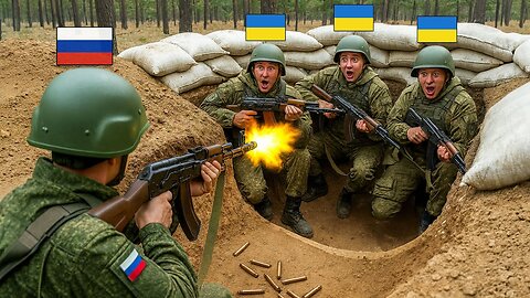 2 Russian Warriors in Close-Range Combat Against 14 Ukrainian Soldiers!