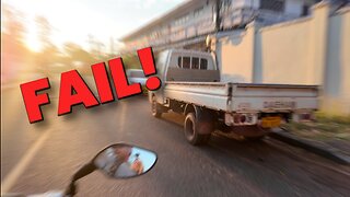 FAIL! First Time Riding Motor Bike in Laos 🇱🇦