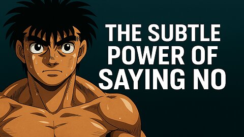 The Unexpected Power of Saying No