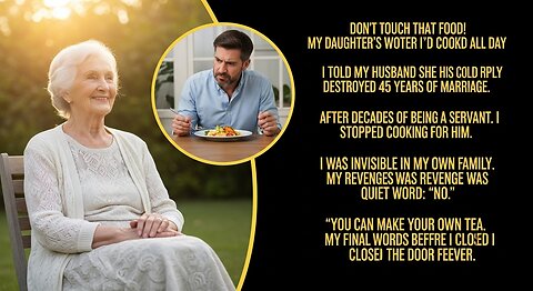 My Family's Betrayal Forged My Silent Revenge. I Cooked All Day. Her Cruel Words Broke Me.....