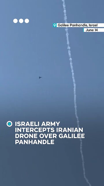 Israeli army intercepted a drone