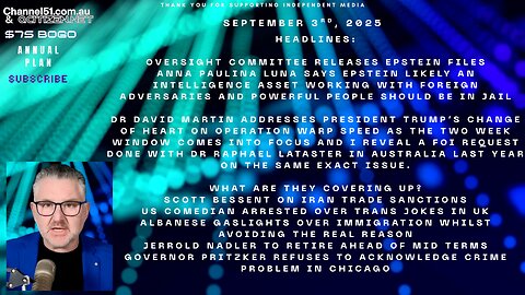 Channel 51 News: Big Wednesday: September 3rd, 2025
