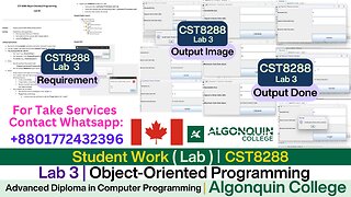Client Work (Lab )|CST8288 Lab 3 Java GUI Project Shannon's Theorem Calculator|Algonquin College