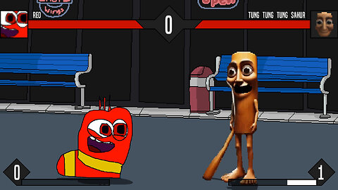 MUGEN - Red Larva vs. Tung Tung Tung Sahur - Download